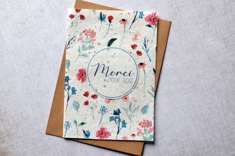 Carte à planter Merci pour tout