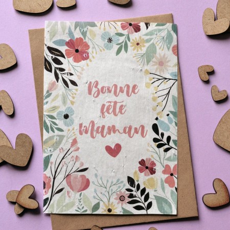 Carte à planter Bonne Fête Maman