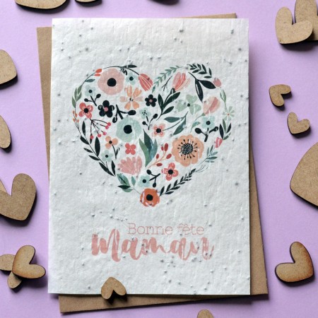 Cartes A Planter Fete Des Meres Bonne Fete Maman Carte A Pousser