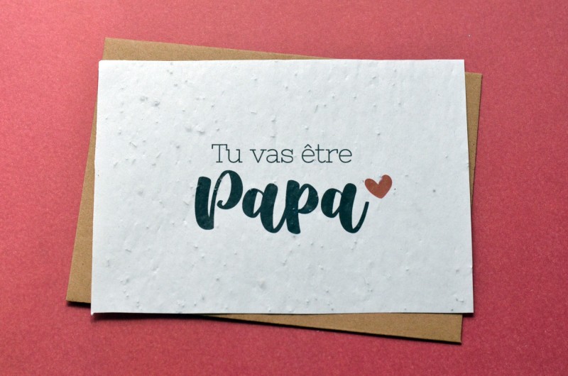 Carte A Planter Annonce Grossesse Pour Futur Papa