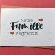 Carte à planter Notre famille s'agrandit - Annonce Grossesse