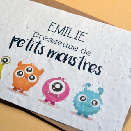 Carte à planter Dresseuse de petits monstres