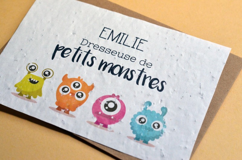 Carte à planter Dresseuse de petits monstres