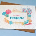 Carte à planter Bonnes Vacances