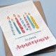 Carte à planter Joyeux Anniversaire Bougies