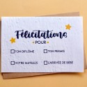 Carte à planter Félicitations à cocher