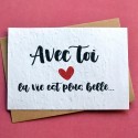 Carte à planter Déclaration d'amour