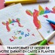 Carte à planter Dessin d'enfant