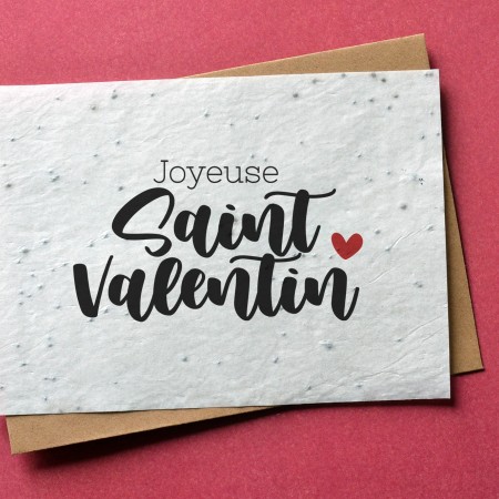 Carte à planter Saint Valentin