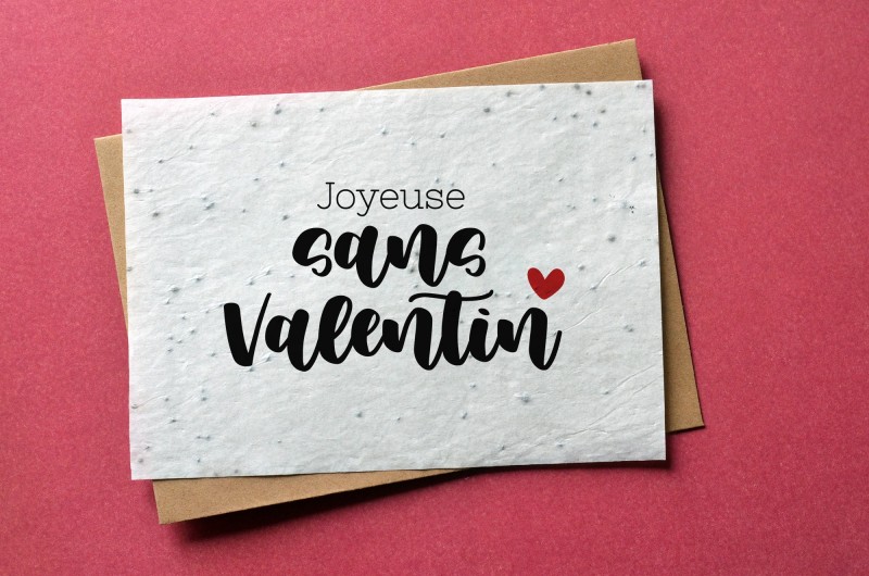 Carte à planter SANS Valentin