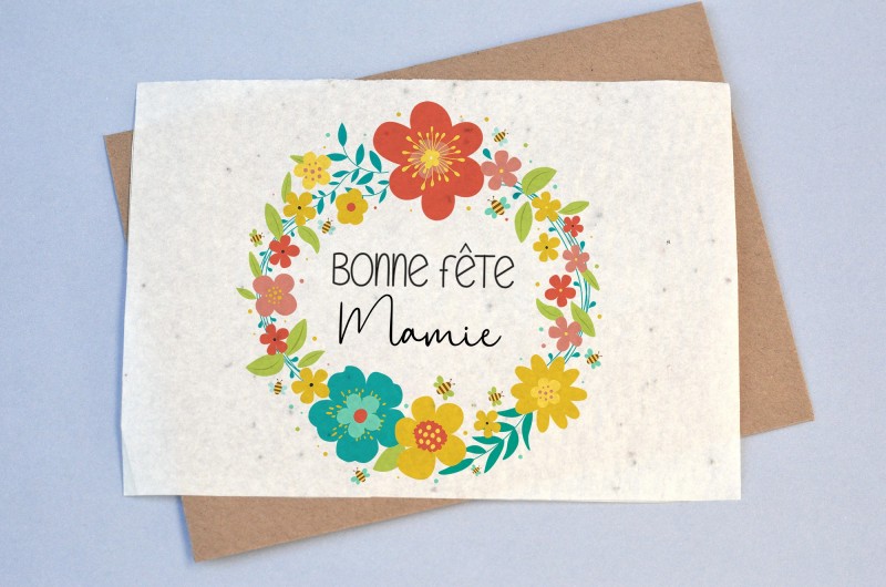 Carte à planter Bonne Fête Mamie