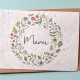 Carte à planter Merci Couronne de Fleurs