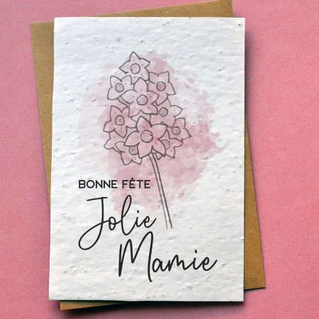 Carte à planter Jolie Mamie
