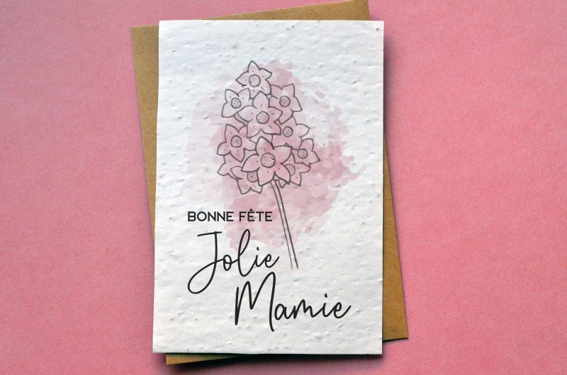 Carte à planter Jolie Mamie
