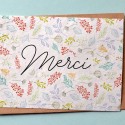 Carte à planter Merci Fleuri