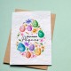 Carte à planter Joyeuses Pâques - Oeufs de Pâques