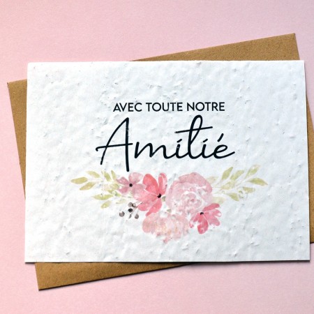 Carte à planter Toute notre amitié