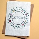 Carte à planter Félicitations Fleurs