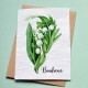 Carte à planter Muguet Porte Bonheur