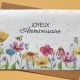 Carte à planter Joyeux Anniversaire Fleurs et abeille