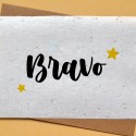 Carte à planter Bravo étoiles
