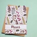 Carte à planter Merci - Ginko