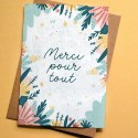 Carte à planter Merci pour tout - Pastel