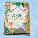 Carte à planter Anniversaire Jungle