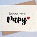 Carte à planter Bonne Fête Papy