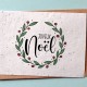 Carte à planter Joyeux Noël - Vert et Rouge