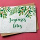 Carte à planter Joyeuses Fêtes - Branches de gui