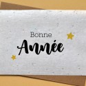 Carte à planter Bonne année étoiles