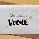 Carte à planter Meilleurs Voeux étoiles