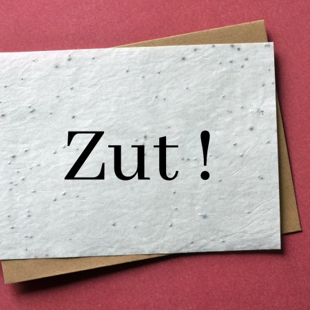 Carte à planter Zut !