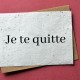 Carte à planter Je te quitte