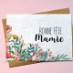 Carte à planter Bonne Fête Mamie Fleurs Sauvages