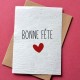 Carte à planter Bonne Fête Coeur