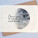 Carte à planter I Love You to the Moon