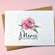 Carte à planter Merci pour votre commande - Pivoine