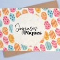 Carte à planter Joyeuses Pâques - Oeufs