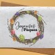 Carte à planter Joyeuses Pâques - Couronne d'Oeufs