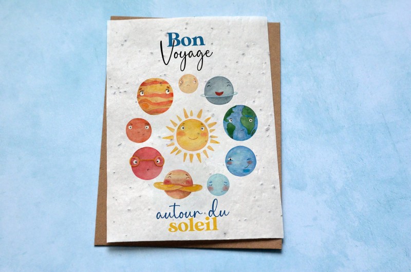 Carte à planter Joyeux Anniversaire Soleil