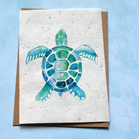 Carte à planter Tortue