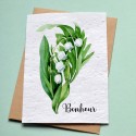 Lot de 250 Cartes à planter Muguet Porte Bonheur