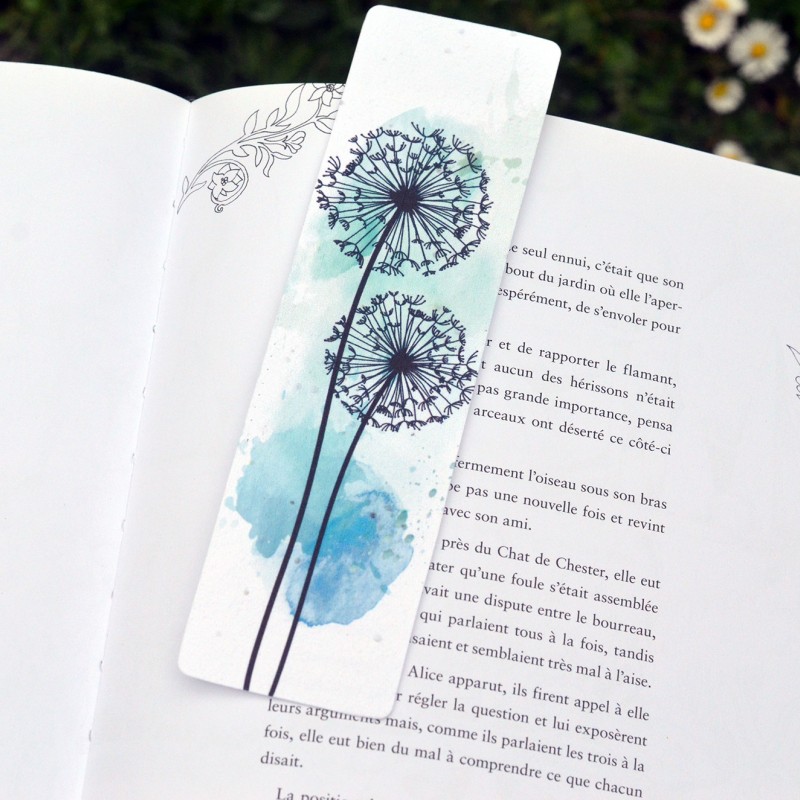 🌱Marque-page à planter Dandelion - Carte à Pousser