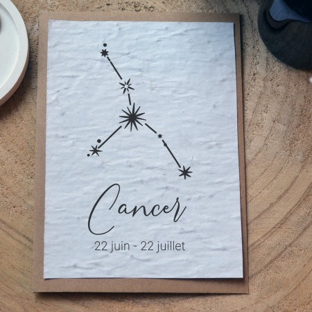 Carte à planter Constellations Cancer