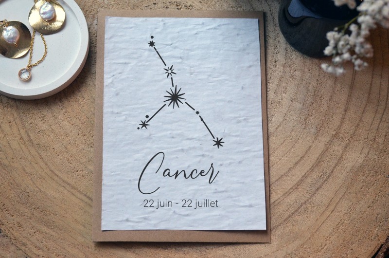 Carte à planter Constellations Cancer