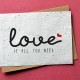 Carte à planter Love is all you need - St Valentin