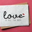 Carte à planter Love is all you need - St Valentin