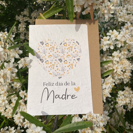 Carte à planter Feliz dia de la madre - Espagnol